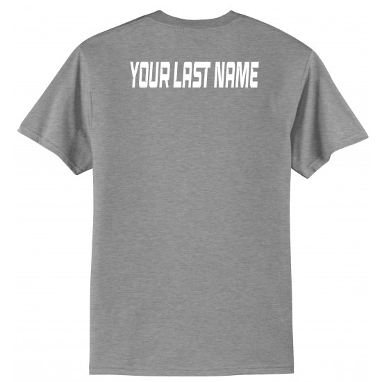 Adult T-Shirt with Last Name Adult T-Shirt with Last Name