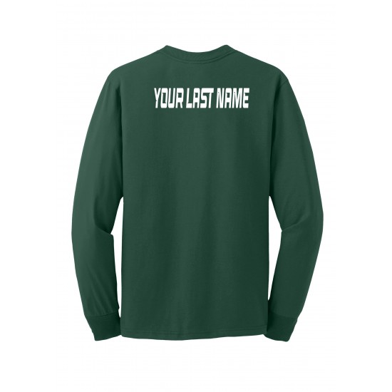 Adult Long Sleeve T-Shirt with Last Name Adult Long Sleeve T-Shirt with Last Name