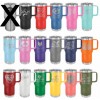 *New 20 oz. Stainless Steel Travel Mug with Slider Lid