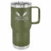 *New 20 oz. Stainless Steel Travel Mug with Slider Lid