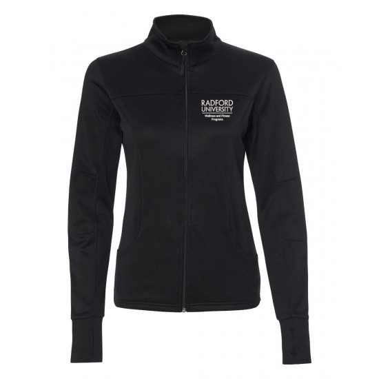 Full-Zip Fitted Jacket - Embroidered
