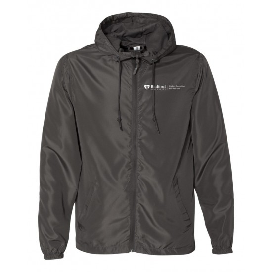 Lightweight Windbreaker Full-Zip Jacket