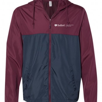 Lightweight Windbreaker Full-Zip Jacket