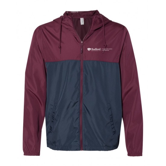 Lightweight Windbreaker Full-Zip Jacket