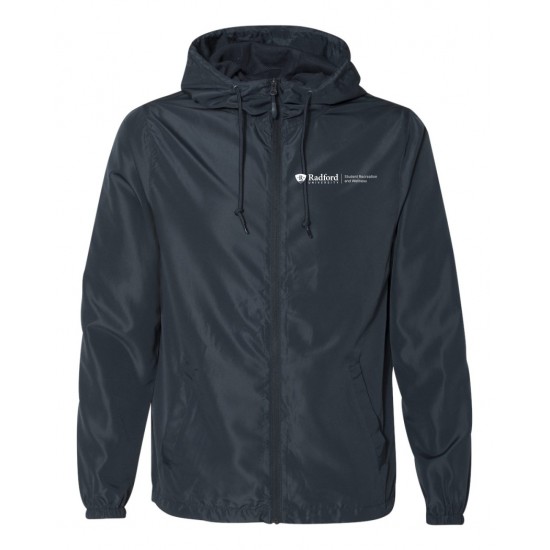 Lightweight Windbreaker Full-Zip Jacket