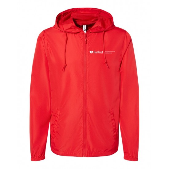 Lightweight Windbreaker Full-Zip Jacket