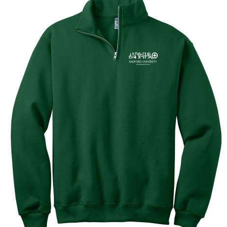 1/4 Zip Sweatshirt - Front print only