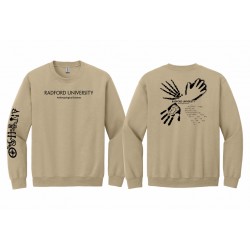 Crewneck Sweatshirt - w/ Sleeve print Crewneck Sweatshirt - w/ Sleeve print