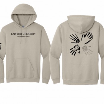 Hooded Sweatshirt w/ Sleeve Print