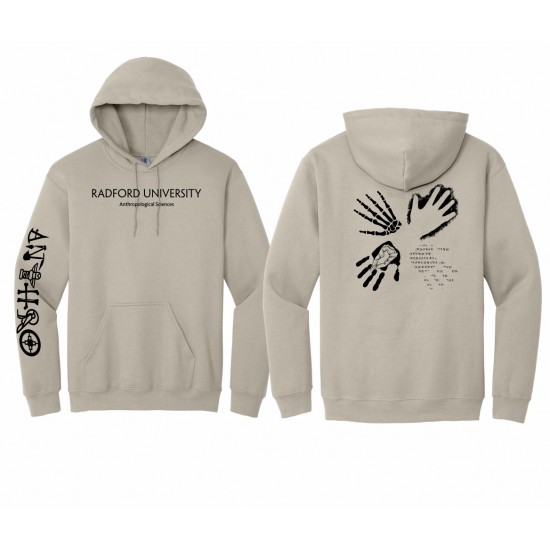 Hooded Sweatshirt w/ Sleeve Print