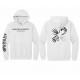 Hooded Full Zip Sweatshirt w/ Sleeve Print 