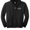 Hooded Full Zip Sweatshirt / Front Print Only