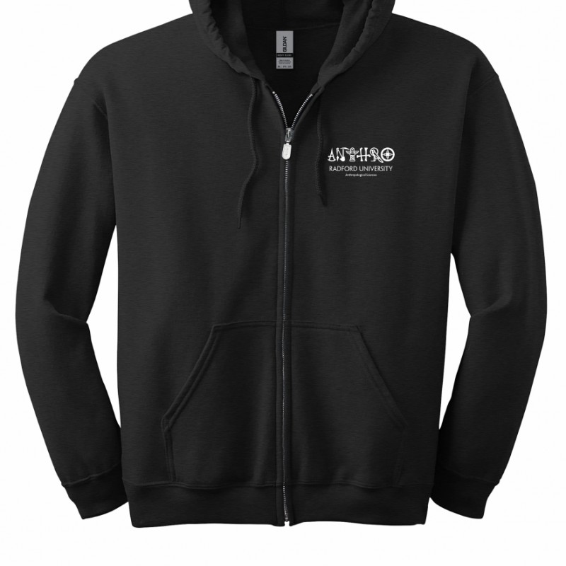 Hooded Full Zip Sweatshirt / Front Print Only