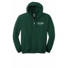 Hooded Full Zip Sweatshirt / Front Print Only