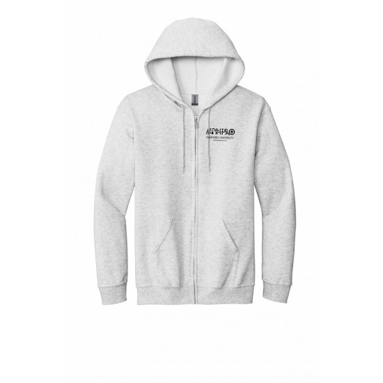 Hooded Full Zip Sweatshirt / Front Print Only