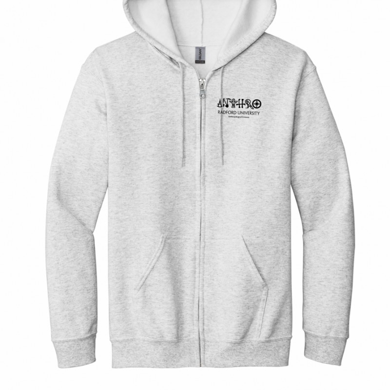 Hooded Full Zip Sweatshirt / Front Print Only