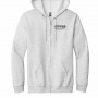 Hooded Full Zip Sweatshirt / Front Print Only