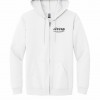 Hooded Full Zip Sweatshirt / Front Print Only