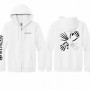 Hooded Full Zip Sweatshirt w/ Sleeve Print 