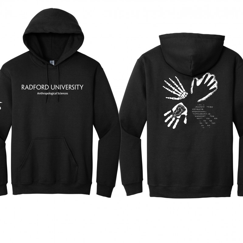 Hooded Sweatshirt w/ Sleeve Print