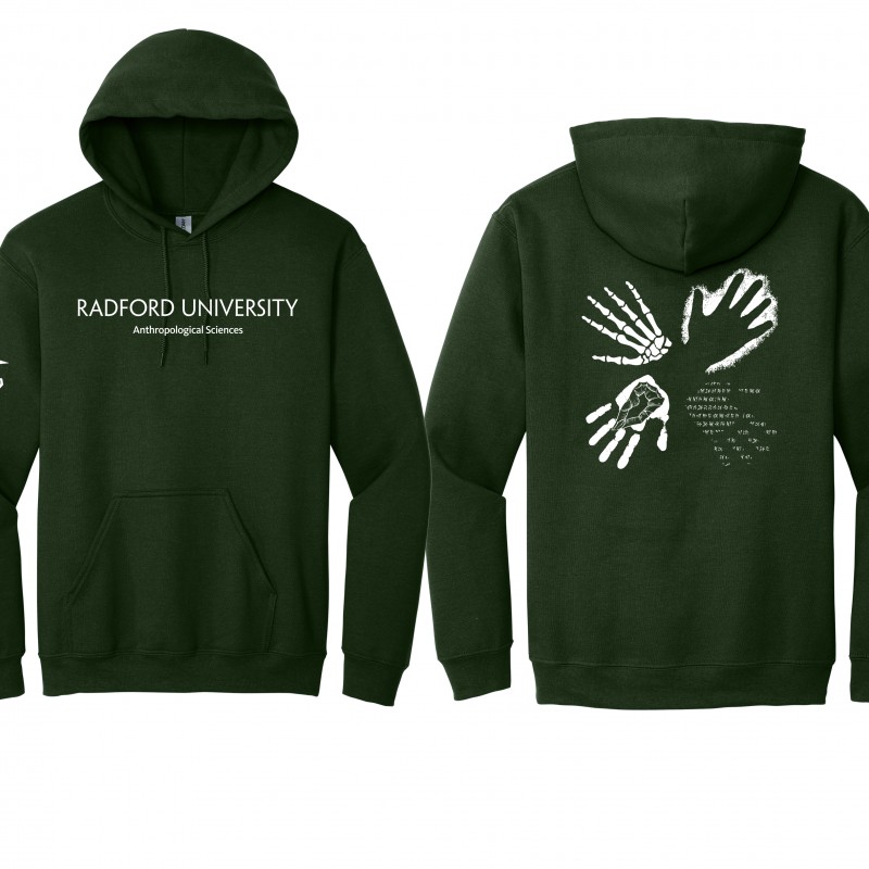 Hooded Sweatshirt w/ Sleeve Print