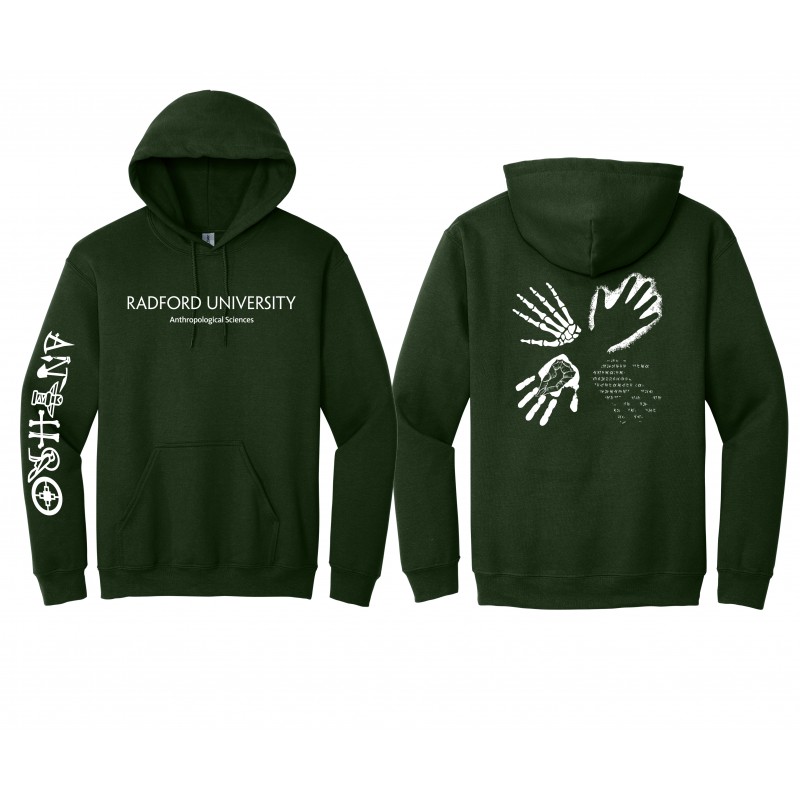 Hooded Sweatshirt w/ Sleeve Print